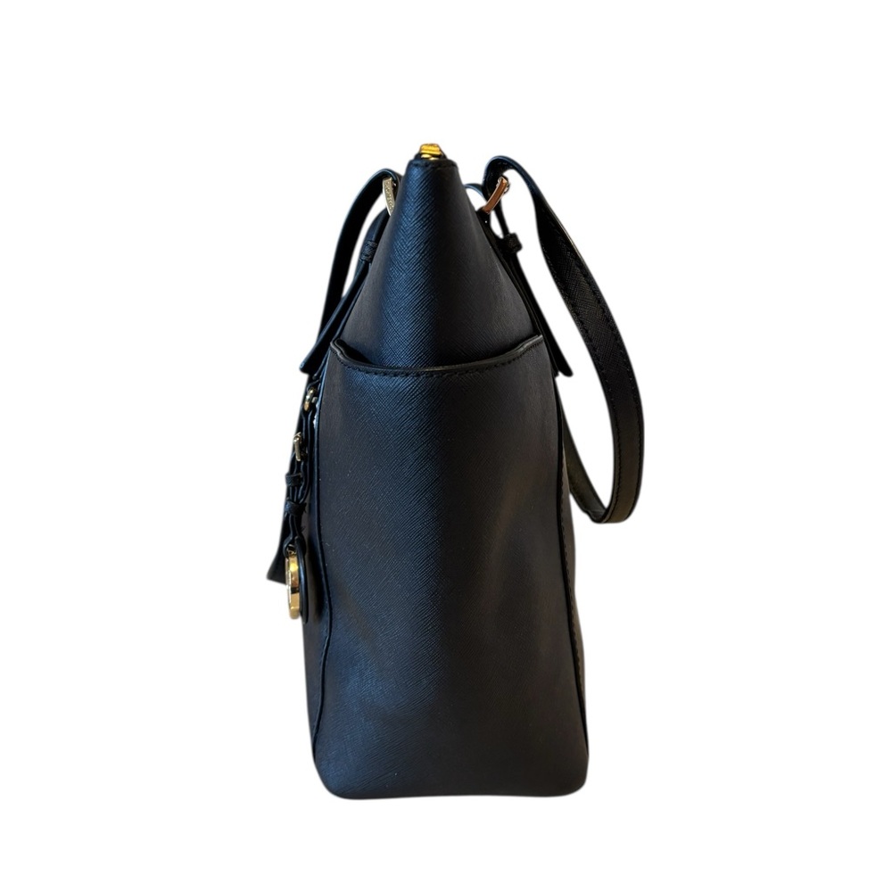 Michael Kors Black Saffiano Leather Tote Bag. - Picture 3 of 8